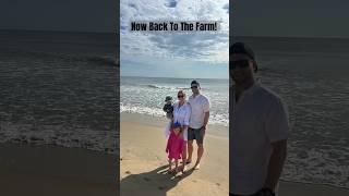 We Snuck Away From The Farm!! #shorts #family #vacation #beach #ocean #farming #relax