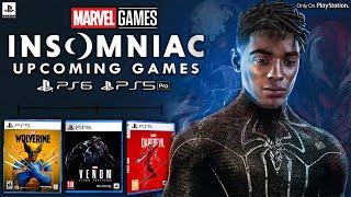 Insomniac Games All Upcoming Games | 2024 Plans, New IP, X-Men & More!