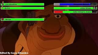 Treasure Planet (2002) Final Battle with healthbars 1/2