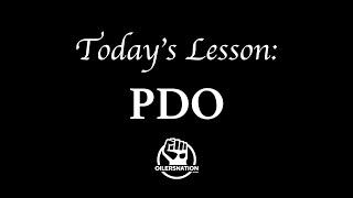 PROFESSOR FANCYSTATS PRESENTS: PDO