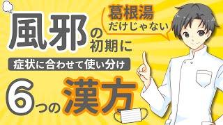 【風邪の初期】６種の漢方薬の使い分け｜実証・虚証や風邪の時期【薬剤師が解説】