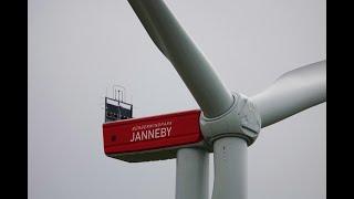 Wind farm Janneby, first prototype of the Nordex N163/5 X Delta 5.7 MW wind turbine 14 -16.09.2021