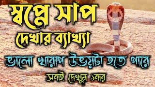 স্বপ্নে সাপ দেখার ব্যাখ্যা কি জানুন | স্বপ্নের ব্যাখ্যা | shopne shap dekhle ki hoy |