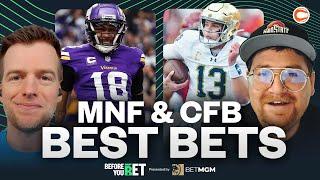 BRAD POWERS COLLEGE FOOTBALL BOWL GAME BETS + BEARS VS VIKINGS + FALCONS VS RAIDERS PICKS