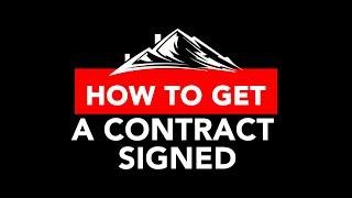 How to Get A Roofing Contract Signed