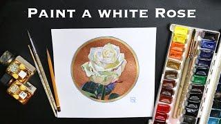 How to Draw a Rose / How to Paint a Rose