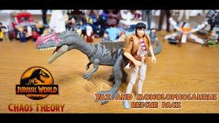 Jurassic World Chaos Theory Yaz & Monolophosaurus Rescue Pack Review