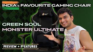 India's Favourite Gaming Chair | Green Soul Monster Ultimate Review & Features