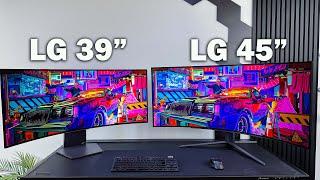 BEST UltraWide OLED Gaming Monitor!? | LG 39GS95QE VS LG 45GR95QE