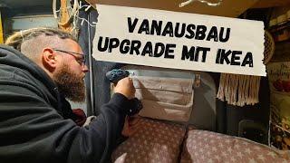 VanAusbau Upgrade mit IKEA - mehr Stauraum in der Küche und am Bett - VollzeitVanlife