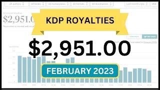 My Amazon KDP Income Report for February 2023 - My Biggest Month So Far!