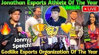 Esports Athlete Of The Year Jonathan Speech GodLike Esports Organisation Of The Year