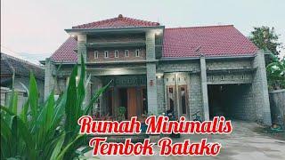 Rumah Minimalis 8x12 Tembok Batako & Hitung Materialnya