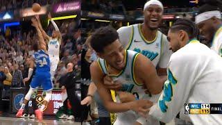 Tyrese Haliburton INSANE 4 POINT PLAY GAME WINNER vs Bucks over Giannis 