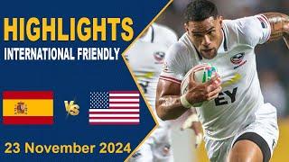 Highlights | Spain vs USA | AUTUMN NATIONS SERIES 2024