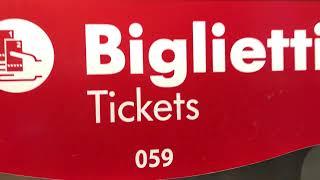 Buying a single train ticket with Train Italia ticket machine
