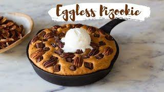 Eggless Chocolate Chunk Pizookie | Best skillet cookie recipe| Bake With Shivesh