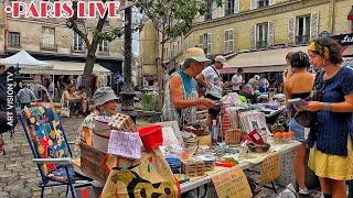 [PARIS LIVE]  Bonjour Paris Sunday Flea Market Walk Live Streaming 21/July/2024