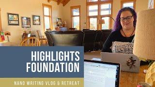 Highlights Foundation & NaNo Writing Vlog