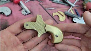 DIY Sheetmetal Derringers 22lr Homemade Guns - Grips Profiled