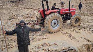 The heavy flood in the nomadic area caused heavy damages