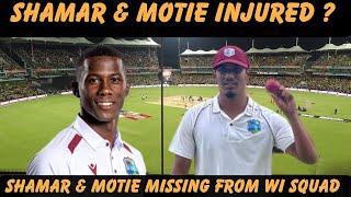 Shamar Joseph & Motie Not Included In West Indies Squad For Warm Up Match, Are They Injured?