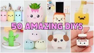 MAKING 50 AMAZING DIY Slimes, Squishies, Room Decor & Organization COMPILATION!