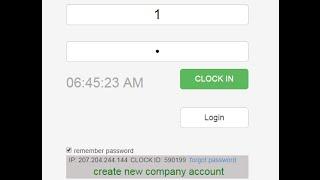 How to use opentimeclock.com web based time clock system