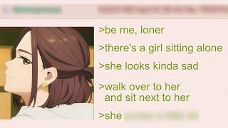 Anon approaches a Lonely Girl | 4Chan Greentext Stories