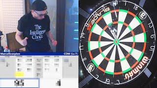 MarcelScorpion vs DARTBOT | Darts Commentary