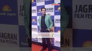 #SharadMalhotra graces the #JagranFilmFestival, bringing style and charisma!