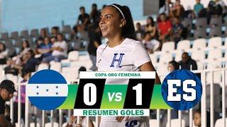 Honduras cae en casa ante EI SaIvador 0-1 en el tercer partido a la Copa Oro Femenina 2023