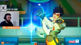 DAFRAN SOLDIER 76 AND TRACER GAMEPLAY - POTG! OVERWATCH 2 SEASON 11