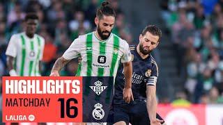 Highlights Real Betis vs Real Madrid (1-1)