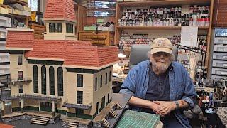 A Big O Scale Passenger Station With Howard Zane and Al Pugliese