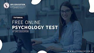 Free Online Psychology Test at UPS Education