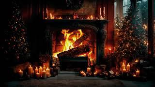 NO ADS Relaxing Christmas Fireplace MusicPiano Music & Fireplace Ambience for Sleep, Work, Study