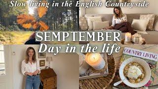 September Day in The Life: Cosy Autumn day running errands & homemaking | Slow Living Vlog England