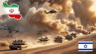 Israel Launches All-Out War! Hundreds of Israeli-American Tanks Are Advancing Towards Tehran