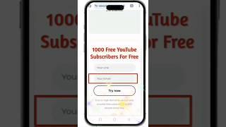 Free youtube subscribers | Get Fast 100M Subscribers #freeyoutubesubscribers #howtoincreasesubs