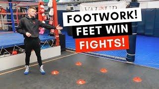 FOOTWORK DRILLS  Footwork training for #boxing  #kickboxing #mma #combat #sports  