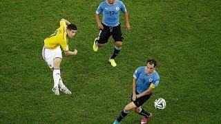 James Rodriguez Goal -  World Cup 2014 Goal of the Tournament - FIFA Puskas Award Winner 2014