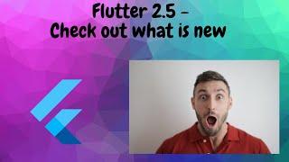 Flutter 2.5 - What's New in Flutter
