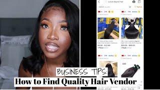 ENTREPRENEUR LIFE: How to Find Quality Hair Vendors | Free Vendors | Lou xoxo