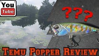 Temu Popper REVIEW (Topwater Strikes)