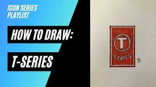 How To Draw T - Series Logo | Icon Series Playlist | Easy Tutorial !