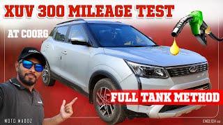 Mahindra XUV300 Mileage test || Full tank method