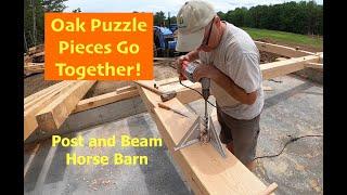 Horse Barn Oak Beams Part I: Be Prepared