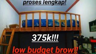 KAMAR MINIMALIS...!HOW TO MAKE, KAMAR TIDUR TINGKAT, LOW BUDGET...!!