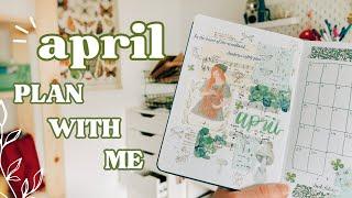 April 2024 Plan With Me ️ forestcore bullet journal setup